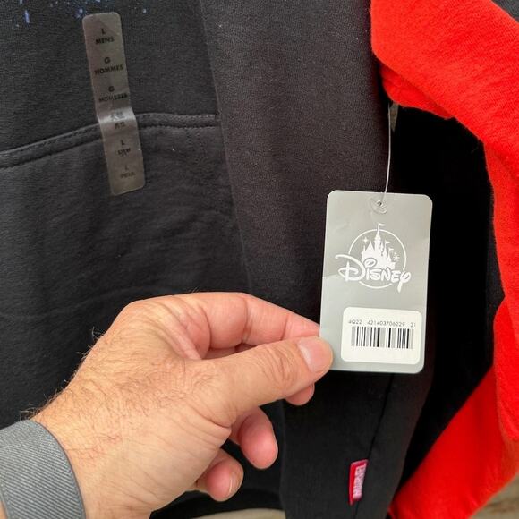 Disney Parks Spider-Man Across the Spider-Verse Pullover Hoodie Adult Large NWT - Picture 5 of 6